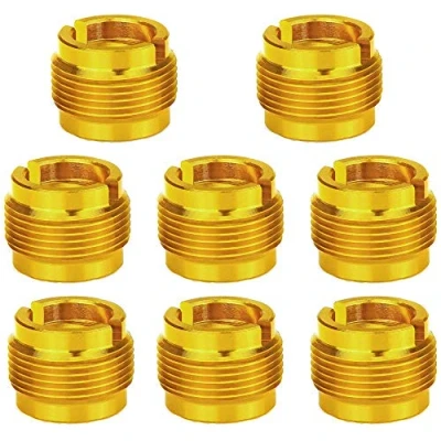 Image of 8 Pcs Boom Arm Adapter Screw Thread Mic Stand 5/8&quot; Male to 3/8&quot; Female for Microphone Shock Mount