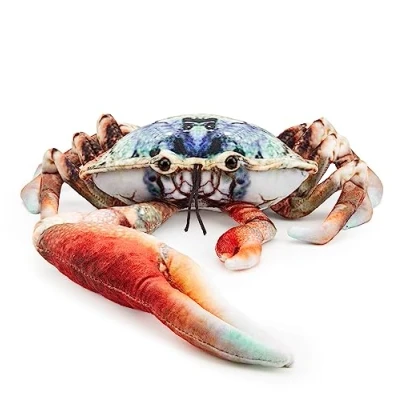 Image of Zappi Co Children&#039;s Realistic Soft Cuddly Plush Toy Animal Perfect Playtime Companions for Children with Lifelike Detail featured Tiktok (28cm Length) (Blue Fiddler Crab)