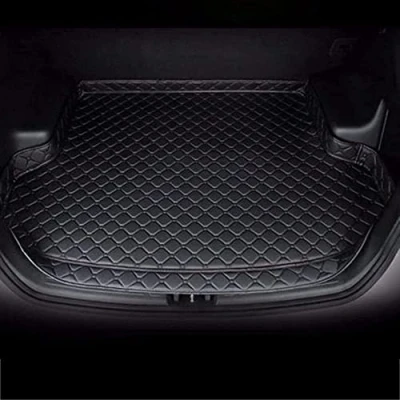Image of Car Boot Liner Leather Mat for Mercedes Benz SL (R231) 2013 2020,Rear Trunk Protector Anti Scratch Slip Waterproof Luggage Mat,A/Black