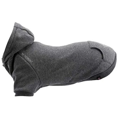 Image of TRIXIE Be Nordic Hoodie, S: 36 cm: 48 cm, Grey, Dog