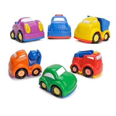 Image of UMKYTOYS 6 Push and Go Car Toys for Toddlers Cars 3 year old Kids Boys Girls