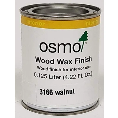 Image of Osmo Wood Wax Finish Transparent, 3166 Walnut .125 Liter