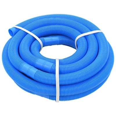 Image of vidaXL Pool Hose Versatile for All Filter Pumps and Skimmers, Weather &amp; UV Resistant, Durable LDPE Material, Blue, Lightweight, 38mm Diameter, 9m Length