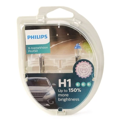 Image of 83931521, 9947602 Light Bulbs PHILIPS 12258XVPS2 H1 12V 55W P14.5s Halogen FORD: FOCUS 3 Turnier, 2, 3, AUDI: A6 C6 Saloon, A1 Sportback