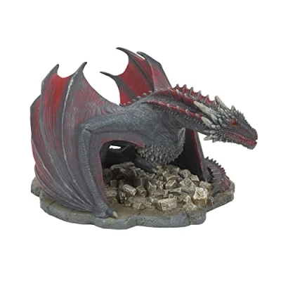Image of Game Of Thrones Village By D56 Drogon Figurine