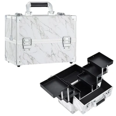 Image of Makeup case Cosmetics Box Vanity Jewellery Storage Cases