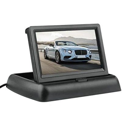 Image of BW 5.0&quot; Foldable Digital HD 800 * 480 TFT LCD Car Rear View Backup Monitor for Reversing Camera, Rearview Camara,CCTV Camera DVD