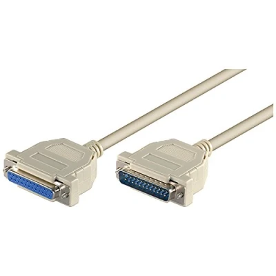Image of Goobay 50541 D SUB 25 pin Extension Cable, Male/Female, Serial 1:1
