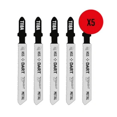Image of Dart T118A Metal Cutting Jigsaw Blade, Pack of 5