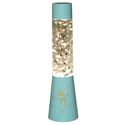 Image of Paladone Tinker Bell Glitter Lamp Officially Licensed Flow Mood Lighting, Fairy Decor for Girls, 35 cm Tall