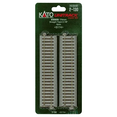 Image of Kato 2 130 Unitrack (S174) Straight Track 174mm 4pcs