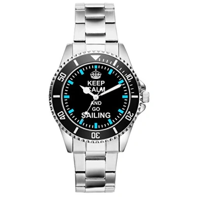 Image of KIESENBERG Keep Calm and go Sailing Watch Men Jewelry Gift Present for 1681
