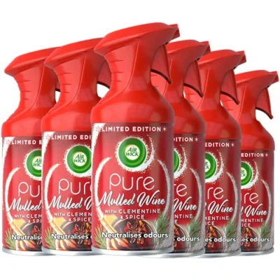 Image of Airwick Pure Air Freshener Mulled Wine Scent, 6 Sprays X 250 ml 3099800