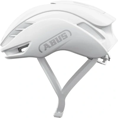 Image of ABUS GameChanger 2.0 Road Bike Helmet High Performance aero with Optimised Aerodynamics and Ventilation for Men Women Size S, Pure White