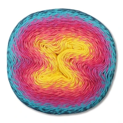 Image of Frida&#039;s Wollhaus Scheepjes 215 g Whirl Bobbel Gradient Yarn Crochet Knitting 38 Colours (776 Rosewater Cocktail)
