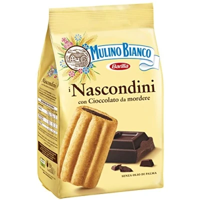 Image of Mulino Bianco Italian Biscuits Bianco, Nascondini 330g Cookies 11.64 Ounce Total Weight