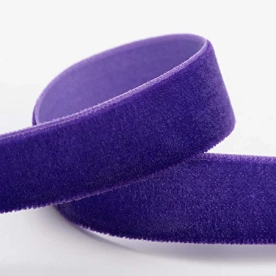 Image of Velvet Ribbon 16mm x 10M Purple