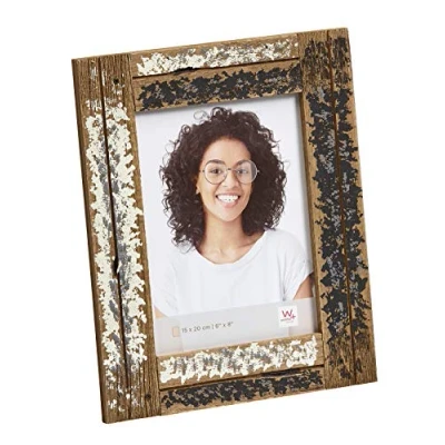 Image of walther Design Picture Frame Cream/Blue 15 x 20 cm Dupla Portrait YA520C