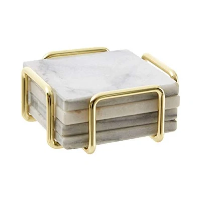 Image of Premier Housewares 1001215 Coasters, Marble