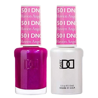 Image of DND Duo Gel &amp; Nail Polish Set Haven Angel 501 2x15ml