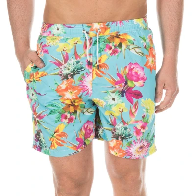 Image of Hackett London Mens Bermuda swimsuit with mesh interior lining HM800625 Multicolour Size Small