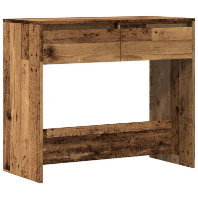 Image of vidaXL Console Table Old Wood 89x41x76.5 cm Engineered