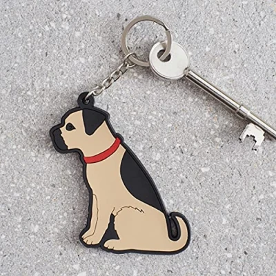 Image of Sweet William Border Terrier Keyring