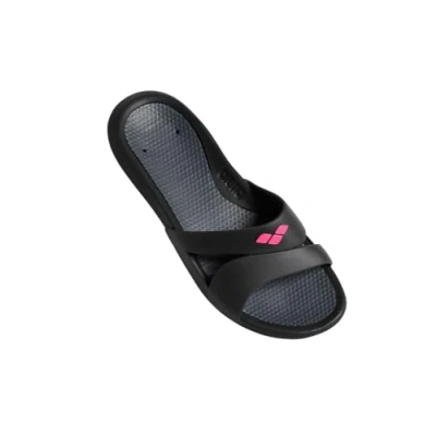 Image of Arena Nina Slide Sandals Black Dark_Grey 36