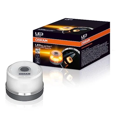 Image of OSRAM LEDguardian ROAD FLARE señal V16 emergency light for cars, breakdown light, car beacon, round safety warning vehicles and motorcycles