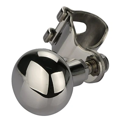 Image of xingbailong General 316 Stainless Steel Marine Sport Boat Yacht Steering Wheel Spinner Knob Maneuvering