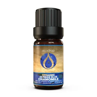 Image of Ecodrop German Chamomile Essential Oil 5ml 100% Natural Therapeutic Grade Matricaria Chamomilla Organic Aromatherapy Diffuser &amp; Massage for Relaxation, Calm, Mood, Focus Skincare