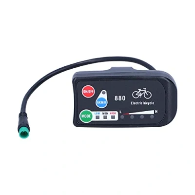 Image of VGEBY Electric Bike LCD Display, Bicycle Intelligent Control Panel E‑Bike 36V 48V Display Meter for KT‑LED880 E Conversion Accessories Modification