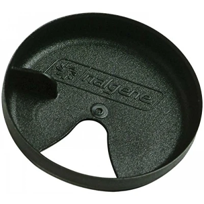 Image of Nalgene Easy Sipper Black, 53mm / Universal Splash Guard for Wide Mouth OTF Camelbak Eddy Flask Bottle Sipping Sip Lid Top Spare Accessory Drinking Drink Hydration Hydrate Water Liquid Sport Part