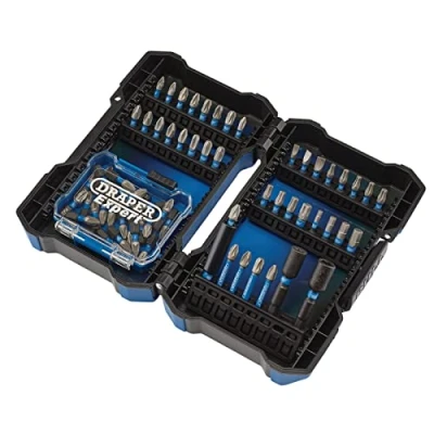Image of Draper Expert Impact Screwdriver Bit Set, 1/4&quot; Hex (65 Piece)