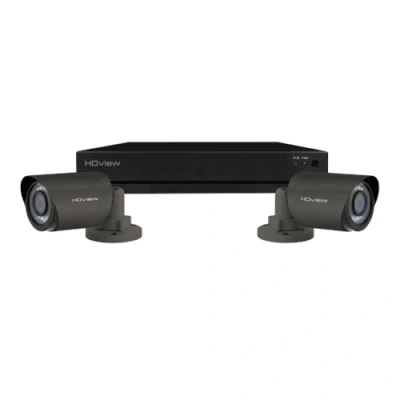 Image of ESP 4 Channel Full HD 500GB CCTV System, 2 Grey Bullet Cameras