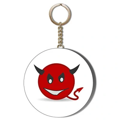 Image of Gift Insanity CARTOON KINKY DEVIL 58mm LONG CHAIN KEYRING