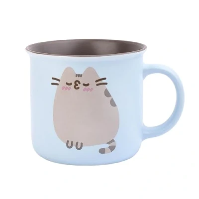 Image of Grupo Erik Pusheen Ceramic Mug 38 cl 380 ml 12.8 oz 3.5 x 2.9 inches 9 7.5 cm Coffee Tea Cool Gifts