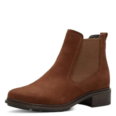 Image of Tamaris Women&#039;s 1 25364 41 Ankle Boot, Maroon, 5 UK