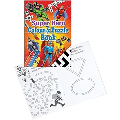 Image of Playwrite 30 x Mini Super Hero Puzzle Activity Books