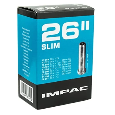 Image of Schwalbe IMPAC AV26&quot;Slim Tubes 32/47 559/597,Black