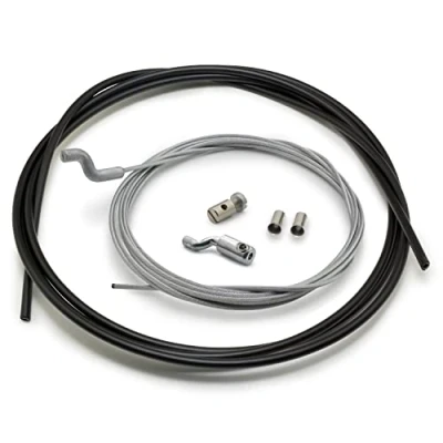 Image of Easyboost Gas Rope Throttle Cable Repair Kit Diameter 1.5 mm with Z End Piece Sheath Screw Nipple for Lawnmower Single Axle Tractor Brush Cutter Motor Hoe Engine