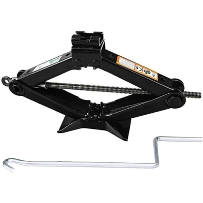 Image of DICN 2 Ton Scissor Jack Hand Screw Car Lift with Crank Handle 3.5 14 Inch Work Height for Kia Picanto Venga Rio Cee’d