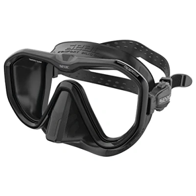 Image of SEAC Appeal, Made in Italy single lens diving mask with 3D buckle directly to the skirt