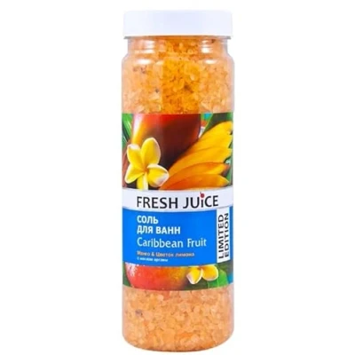 Image of Fresh Juice Bath Salt Caribbean Fruit Argan Oil 700g 6784