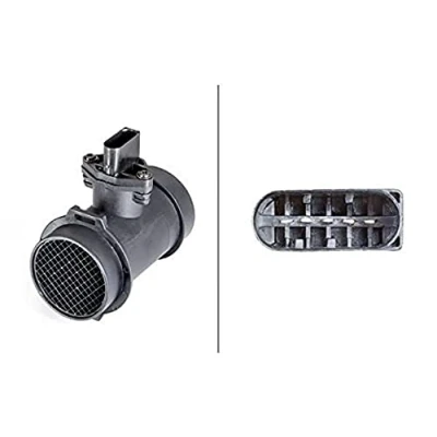 Image of 13621433565, 1433565 Mass air flow sensor HELLA 8ET 358 095 041 BMW: 3 Coupe, Saloon, Z3 Roadster