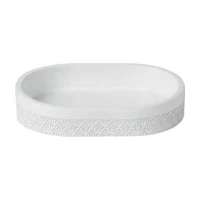 Image of Showerdrape Chantilly White Soap Dish