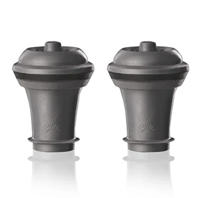 Image of Vacu Vin Wine Stopper Vacuum Grey 2 Pieces