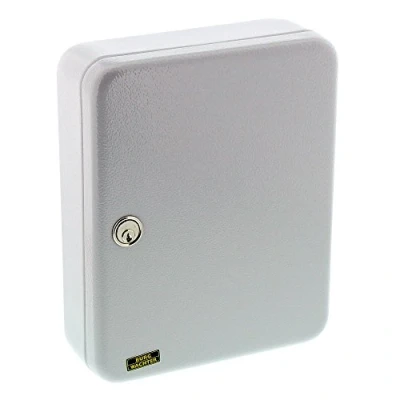 Image of BURG WÄCHTER, Key Box, 24 Hooks, Can be Integrated into Locking Systems, Sheet Steel, Height: 310 mm, CS 24, Light Grey