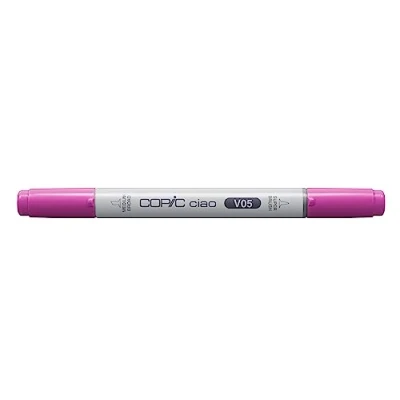 Image of COPIC Ciao Coloured Marker Pen (V 05) Azalea, For Art &amp; Crafts, Colouring, Graphics, Highlighter, Design, Anime, Professional Beginners, Supplies Colouring Books