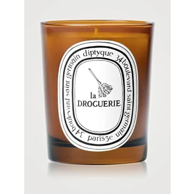 Image of Diptyque la Droguerie Odor Removing Candle Odour Neutralising with Basil 190 g